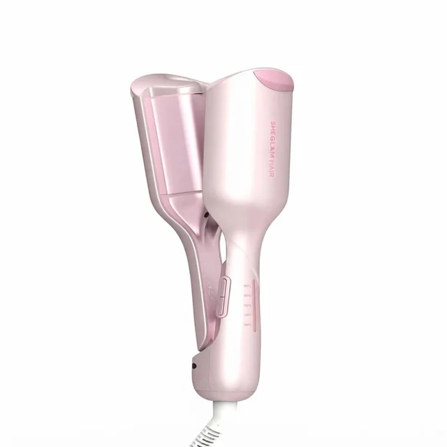 فر کننده مو شیگلم مدل cuppid,s charm Beach Babe Hair Waver سایز 25 با پوشش سرامیک و تنظیم دما تا 210